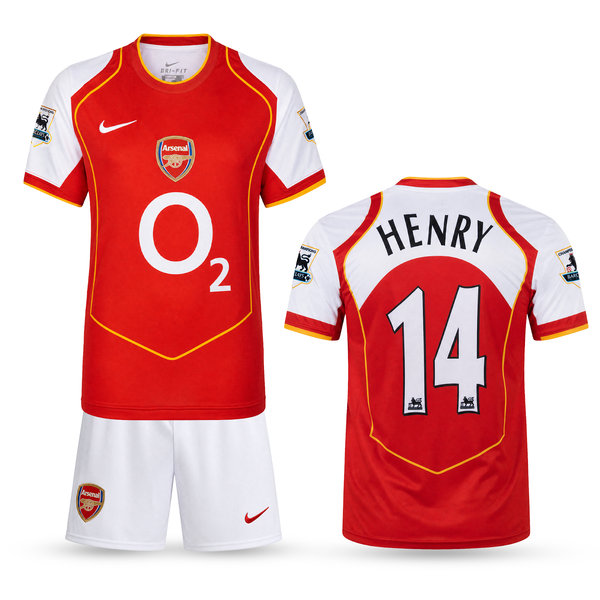 Άρσεναλ Παιδική Ρετρό Ποδοσφαιρική Εμφάνιση, Ανρί