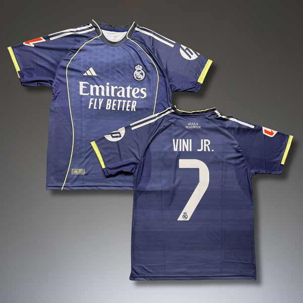 Ανδρική εφεδρική φανέλα ποδοσφαίρου Ρεάλ Μαδρίτης, Βινίσιους. Σεζόν 25/26