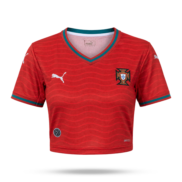 Πορτογαλία Γυναικείος Crop Top Ποδοσφαίρου. World Cup 2026