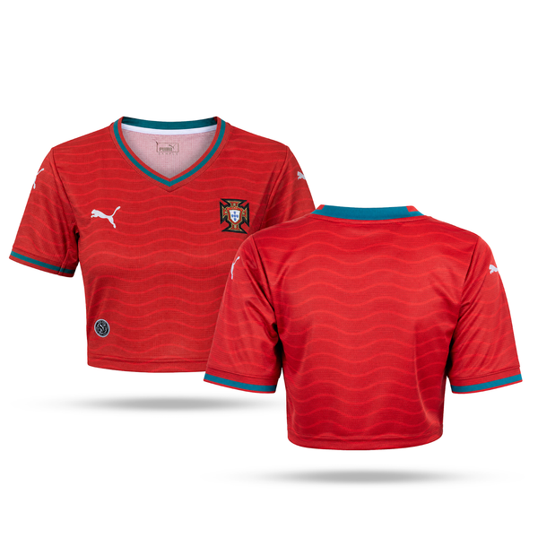 Πορτογαλία Γυναικείος Crop Top Ποδοσφαίρου. World Cup 2026