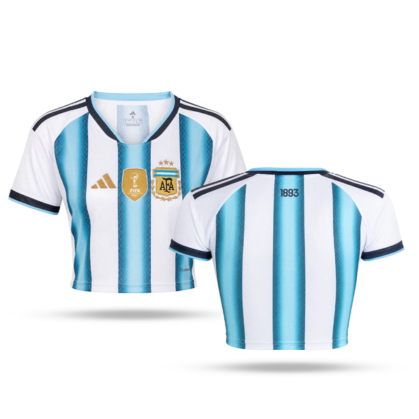 Αργεντινή Γυναικείο Crop Top Ποδοσφαίρου. World Cup 2026