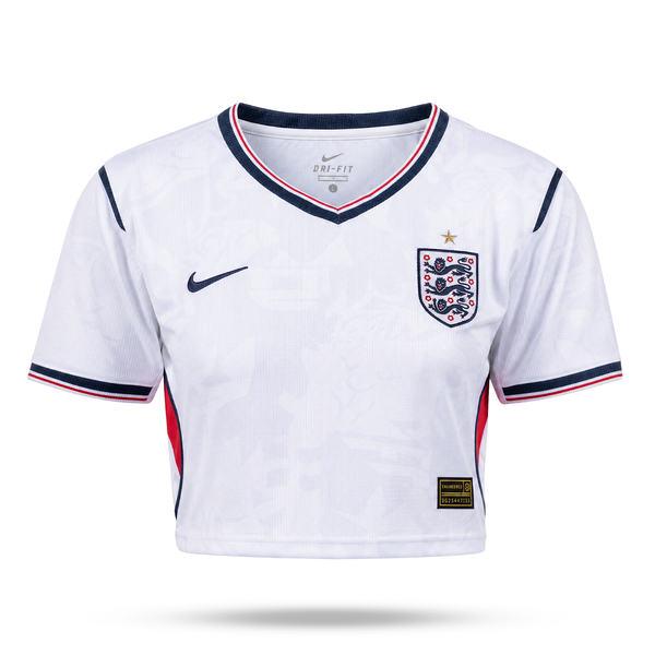 Αγγλία Γυναικείο Crop Top Ποδοσφαίρου. World Cup 2026