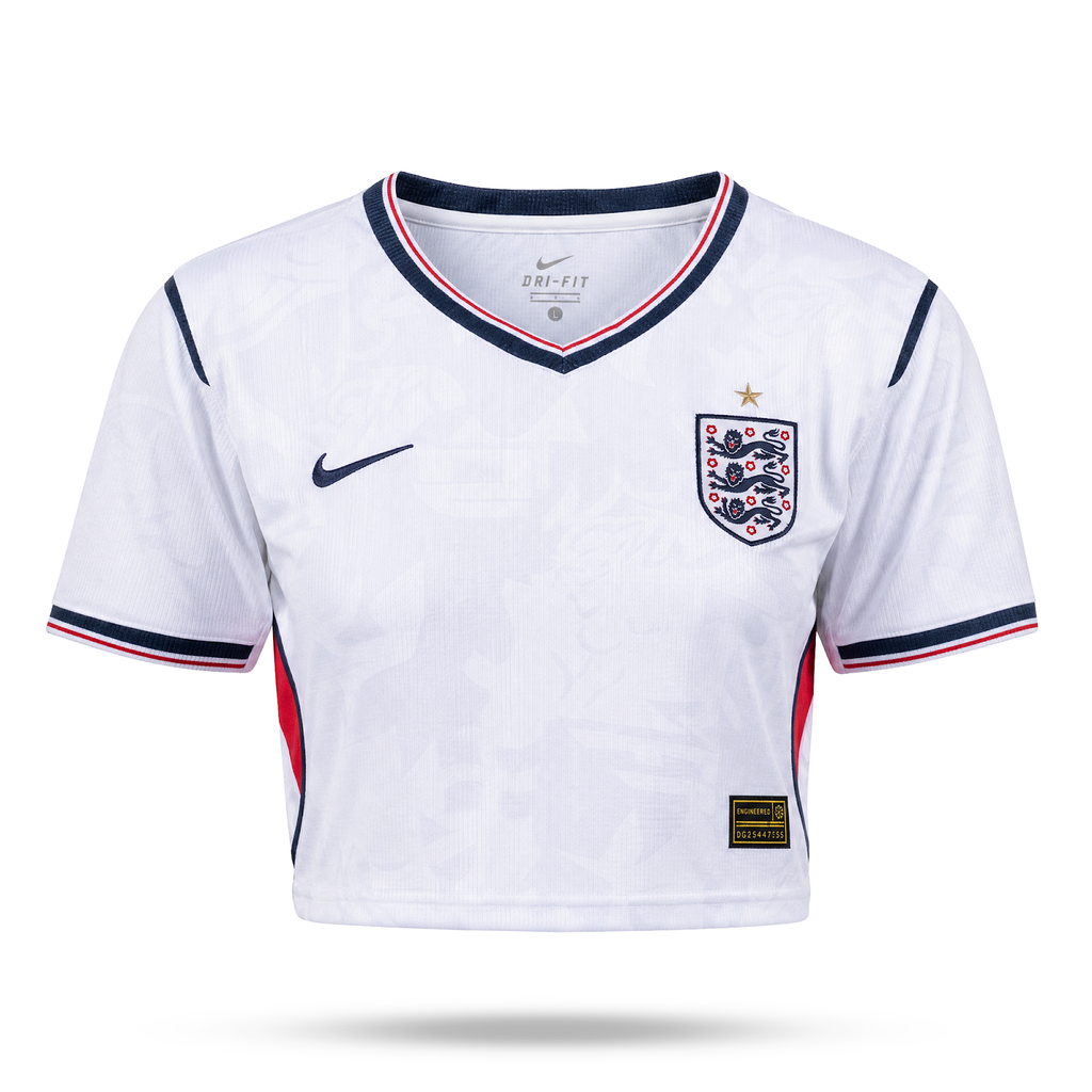 Αγγλία Γυναικείο Crop Top Ποδοσφαίρου. World Cup 2026