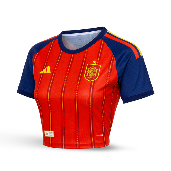 Ισπανία Γυναικείος Crop Top Ποδοσφαίρου. World Cup 2026
